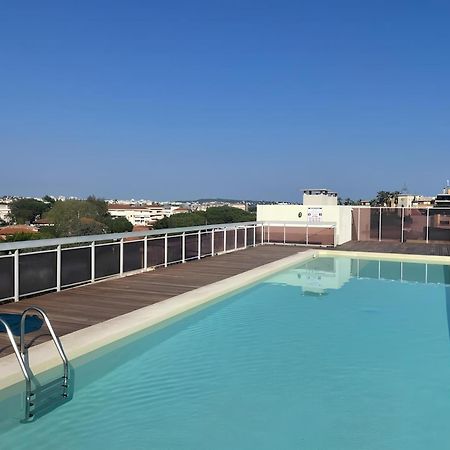 Elegant Appartement 2Pieces Piscinevue Mer Parking Vallauris Exterior foto